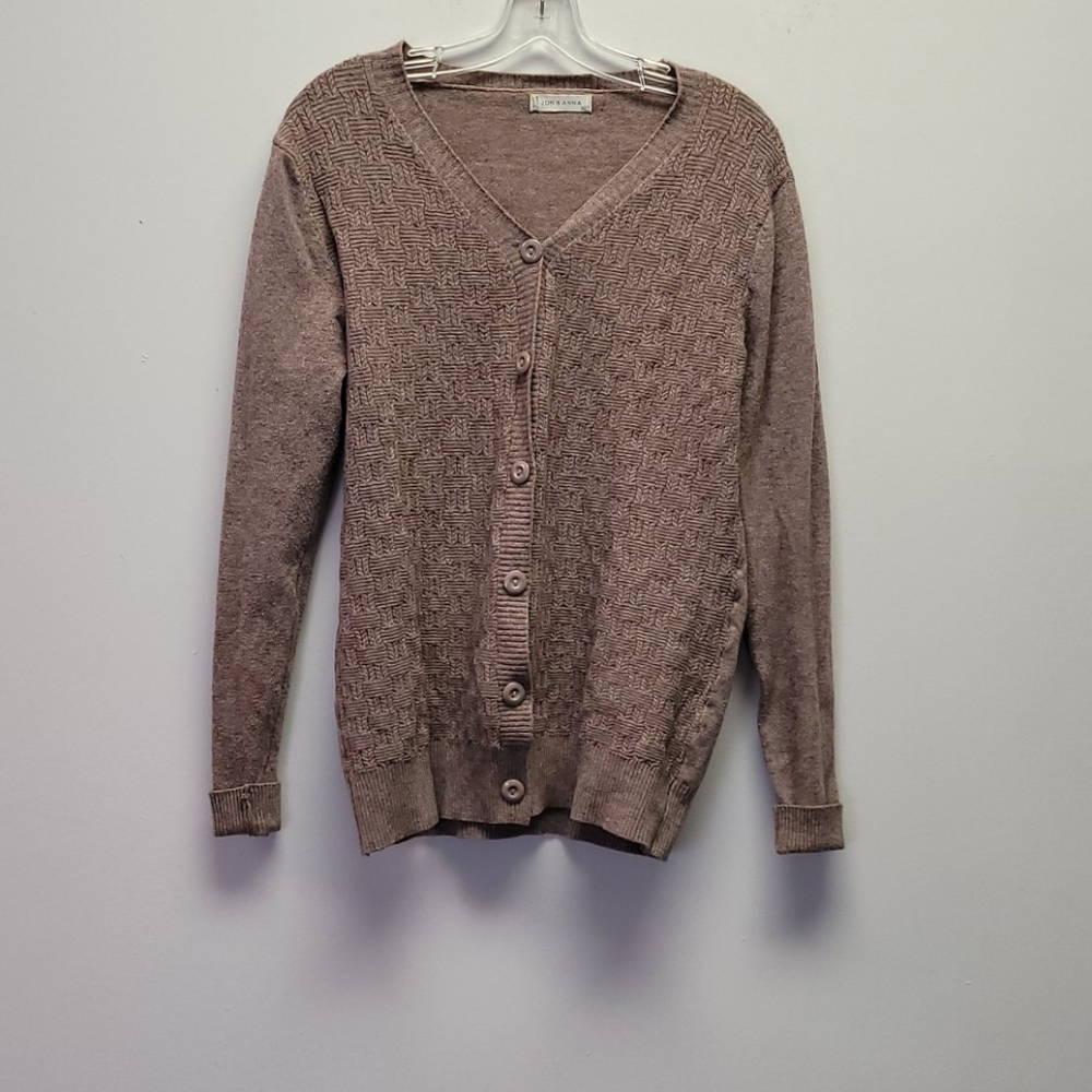 Jon & Anna Cardigan Sweater Brown XL